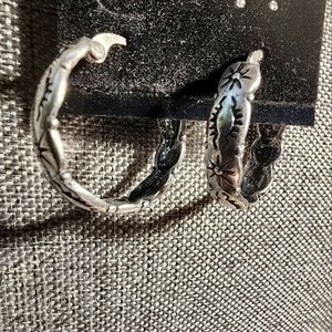 Sterling Silver Hoops